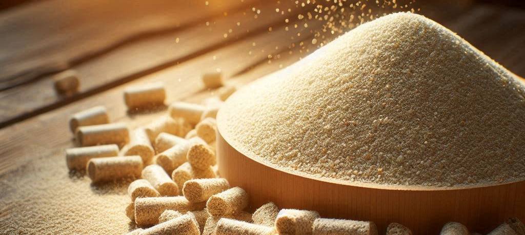 sand and silica and low lignin biomass materials