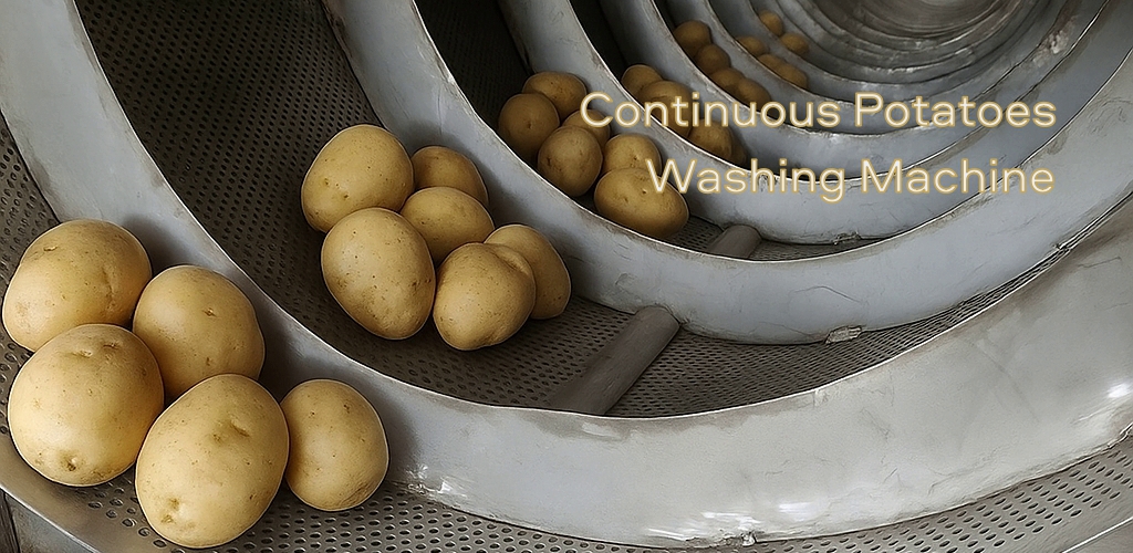 potatoes washing machine
