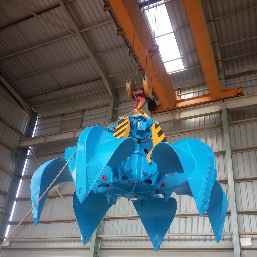 Electro-Hydraulic Orange Peel Grab